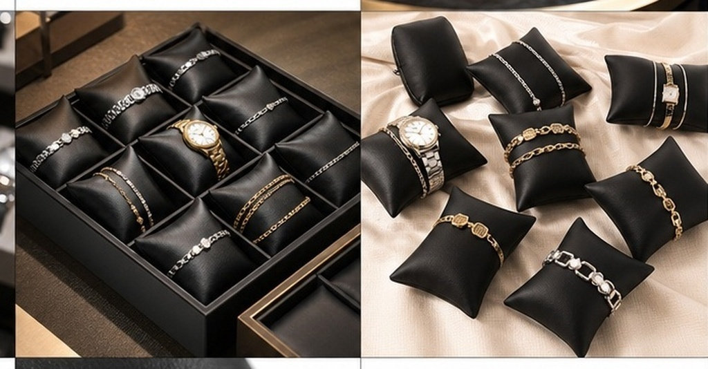 12 cuscini per orologi, cuscin - Watch Display Box recensione e prezzo